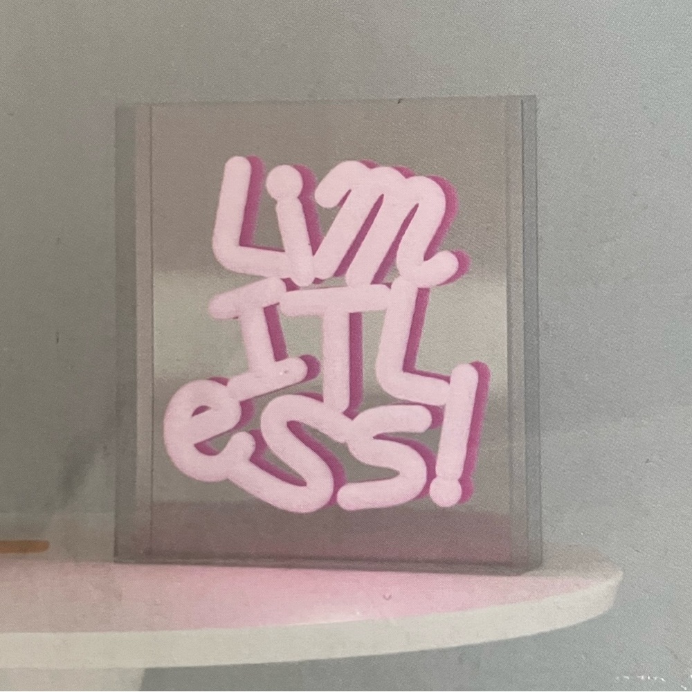 NWT✨ Pink “Limitless” Table Top Neon Light